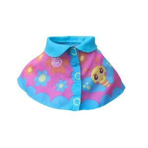 Baby Alive Puddle Time Doll Replacement Poncho Clothing Floral Boho Pink Blue